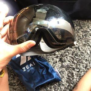 snowboard ski goggles zeal black automatic